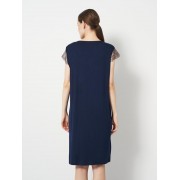 Нічна сорочка Cotpark   2XL,3XL,4XL,5XL темно-синій 13596-В